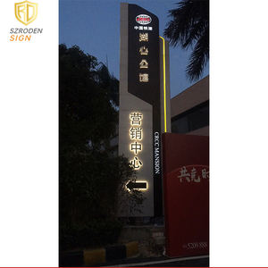 Road Side Street Publicidad Bill Board Wayfinding Señalización direccional Señalización independiente Pylon Signage - Product Image 5