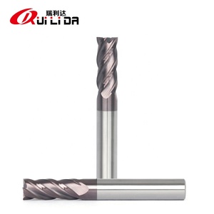 RLD Trung Tâm Outlet Factory CNC Zhuzhou Bê Tông HRC60 Carbide Biến Helix 4 Flutes 10X75Mm <span class=keywords><strong>Flat</strong></span> End Mill Dụng Cụ Cắt - Product Image 1