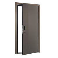 Porte d'entrée en acier moderne, manuelle, à battant, antivol, pour appartement ou villa