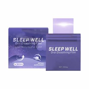 <span class=keywords><strong>Film</strong></span> oral à dissolution rapide à la mélatonine avec L-théanine pour la relaxation et le soutien contre l'insomnie, marque privée JBY OEM ODM - Product Image 1