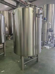 Thủ Công Bia Sản Xuất Bia Máy Đôi Ví Hot Rượu Tank Bể Nước Nóng 316 304 Thép Không Gỉ Với Dimple Làm Mát 2.0Mm 400 Kg - Product Image 3