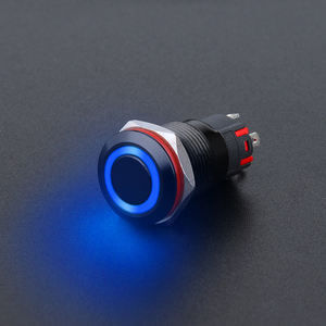 ปุ่มกดโลหะทรงกลมสีดำ ขนาดเส้นผ่านศูนย์กลางติดตั้ง 12 มม. มาตรฐาน IP65 1NO 24V ไฟ LED หลายสี สำหรับ<span class=keywords><strong>เครื่อง</strong></span><span class=keywords><strong>ใช้</strong></span><span class=keywords><strong>ไฟฟ้า</strong></span>ภายในบ้าน - Product Image 5