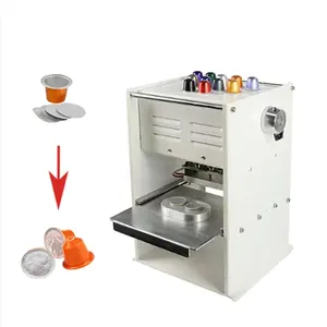 Toptan fiyat alüminyum folyo kahve fincanı mühürleme makinesi