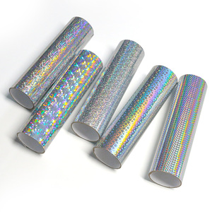 High Ink Absorption Permanent Vinyl Holographic Silver Self Adhesive Printable Vinyl For Eco Solvent/UV/Latex Printing - Product Image 2