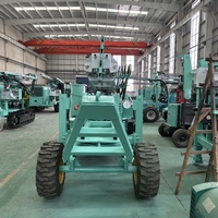 2025 Chine prix usine Type de remorque Portable HF220T 100M 200M mètre plate-forme de forage de puits d'eau