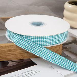 Ruban à pois rétro de haute qualité de 2,5 cm pour la garniture de vêtements, 100 yards/rouleau - Product Image 4