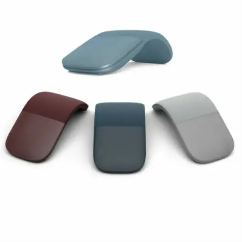 Micro soft Surface Arc Fold Wireless Mouse Blueshin Ergonomic Wireless office Mice for Laptop pc