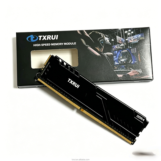 DDR4 Gaming High-Speed Memory Module Desktop RAM 8GB 16GB 2666 mhz 3200MHz with Black Heat Sink