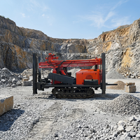 JTQZ-260 Foreuses portables pour puits d'eau, profondeur de forage 260M, puissance 76KW, diamètre de tige de forage 100-325MM, diamètre de tige de forage 7689MM, en promotion