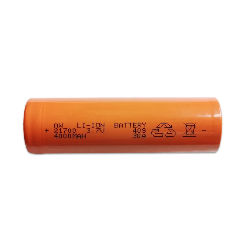 High power AW INR21700 40S 4000mAh 30A grade A li ion rechargeable 21700 battery made in china for flashlight