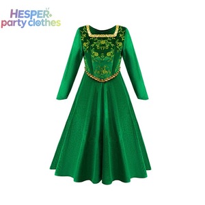 HESPER Nouvelle Robe de Cosplay du Film d'Animation Shrek pour la Princesse Fiona, Costume d'Halloween avec Cape, pour Adultes, Célébration de Noël - Product Image 3