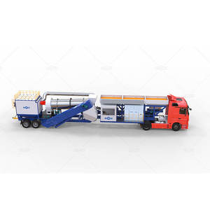 नया डिज़ाइन AYLZ 80TPH 100TPH पूर्ण स्वचालित मोबाइल डामर मिक्सिंग प्लांट - Product Image 4