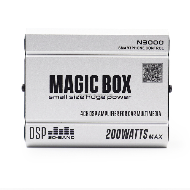 DSP Amplifier Box N3000, Suitable for Android Navigation, Smart Control Via Mobile App, Enhancing High-quality Sound Quality.