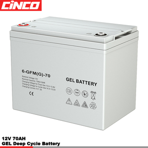 12V 65AH 납산 젤 AGM 배터리 딥 사이클 태양 전지 젤 배터리 발전소 12V/24V/36V/48V 태양열 시스템 - Product Image 2