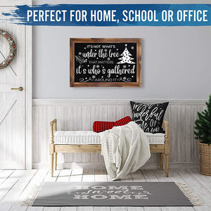 במפעל חם מכירה מעץ תליית גיר מגנטי, מסר קטן לוח שחור מגנטי - Product Image 6