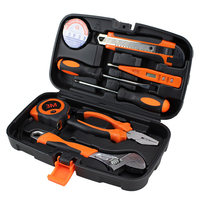 Workpro — kit d'outils manuels ménagers, kit avec pince à clés à bout ouvert, ensemble d'outils, 9 pièces
