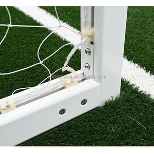 Portería de Fútbol Móvil de Aluminio Resistente de 5MX2M, Fácil de Instalar, para Entrenamiento y Partidos al Aire Libre, Color Blanco - Product Image 4