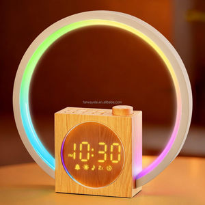 Máquina de Sonido Blanco con <span class=keywords><strong>30</strong></span> Sonidos Relajantes, <span class=keywords><strong>Despertador</strong></span> con Simulación de Amanecer para Dormitorios con Luz Nocturna Ambiental de 12 Colores - Product Image 1