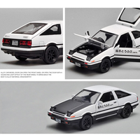 Vehículo de aleación de Metal fundido a presión para niños, vehículo de juguete infantil con ruedas iniciales D AE86, regalo de cumpleaños, recuerdo