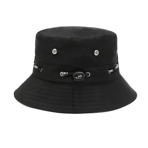 Sombrero de Pescador Unisex de Color Sólido con Anillo Metálico Decorativo, Casual, para Primavera/Verano, para Adultos de 56-58 cm, con Logotipo Personalizado - Product Image 4