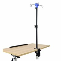 Nouveau support de perfusion de bureau de deuxième génération, support télescopique pour lit de chambre, support de perfusion suspendu pour bouteille domestique