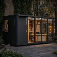 COCOVIA – Cabine de jardin modulaire en aluminium à installation manuelle pour bureau, studio ou espace extérieur
