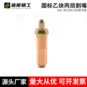 Xiong Ju-Seiko Acetylene Propane Cutting Nozzle G01-30 100 300 Ring Type Liquefied Gas Coal Gas Gun Nozzle - Product Image 3