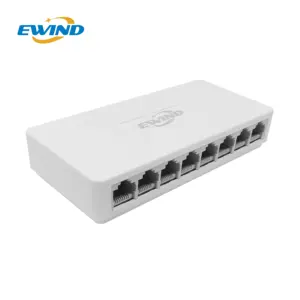 Ethernet-Switch 5/8 Ports Desktop-Gigabit-Netzwerk-Switch 10/100/1000Mbps Adapter Schneller RJ45-Ethernet-Switch Auto MDI/MDIX