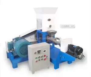 Automatic animal feed puffing machine supplier for pet dog cat bird and fish food production puffing machine