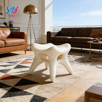 Tabouret de loisirs moderne en fibre de verre en forme de dent, design créatif, couleur personnalisable, durable, écologique, confortable, mobilier de maison