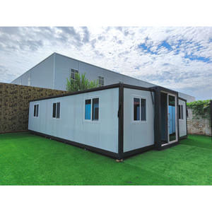 Casa plegable expandible montaje desmontable casa móvil al aire libre contenedor temporal casa 2 dormitorios 1 sala de estar 1 baño - Product Image 2