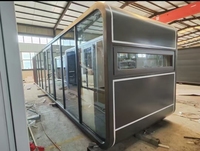 Casa Cápsula Apple Cabin Container Móvel Expansível de Montagem Rápida e Fácil com Banheiro para Sala de Estudo