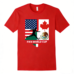 2026 年世界杯定制球队标志足球球衣高品质涤纶透气男式批发 T 恤 - Product Image 6