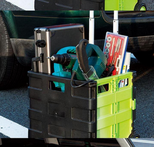 Chariot de courses pliable / Chariot / <span class=keywords><strong>Caisse</strong></span> de courses à roulettes (CAPACITÉ 25 KG) - Product Image 3