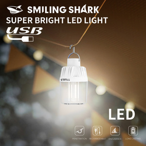 Smiling Shark Outdoor Mini <b>Tungsten</b> Camping Light ABS Body USB Charging 20000 Hours Lifespan - Product Image 2