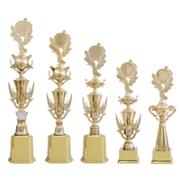 Trophées sportifs personnalisés en plastique avec impression UV et gravure, marque P&G pour les événements cyclistes Pushbike