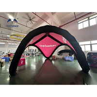 Tente gonflable publicitaire étanche pour événements sportifs et courses, abri gonflable de marque pour festivals et divertissements en extérieur