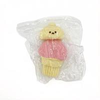 Jouet anti-stress en silicone souple en forme de cornet de crème glacée mignon, jouet de simulation de dessert, jouet anti-anxiété pour adolescents et adultes