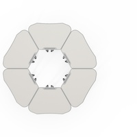 Table de conférence pliante multifonctionnelle en métal moderne pour étudiants, idéale pour la maison, le bureau et l'hôtel