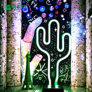 Customized Green Plants Hanging USB <strong>Battery</strong> <strong>Operated</strong> LED Cactus <strong>Neon</strong> <strong>Sign</strong> Night Lamp Light for Kids <strong>Room</strong> Party Christmas Decor - Product Image 3