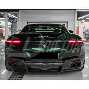 Difusor trasero de fibra de carbono seco para Ferrari Roma - Product Image 1