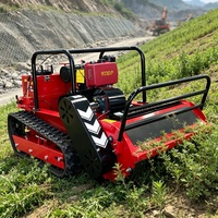 Système de tondeuse à gazon diesel NPCH-4B fabriqué en Chine, moteur 192cc, qualité industrielle, largeur de coupe de 1000 mm, double commande, tondeuse à gazon pour ferme