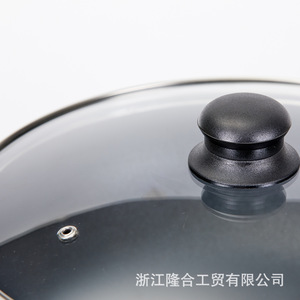 Non-Stick Frying Pan With Lid 28Cm Aluminum Cookware Set For Household Use - Product Image 4