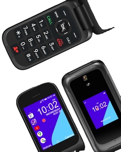 Teléfono con Función 4G VoLTE de 3.2 Pulgadas, Teléfono Flip con Sistema <span class=keywords><strong>KaiOS</strong></span>, Teléfono Celular Flip Desbloqueado, Teléfono Móvil Flip con Pantalla Dual, Procesador Qualcomm - Product Image 2