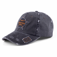 OEM ODM Premium Kwaliteit Volledig Aangepaste Verweerde Gewassen Baseballpetten met geborduurd logo voor Unisex Zomer Casual Dagelijks Gebruik