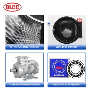 50-150kg Thiết bị giặt ủi công nghiệp Máy sấy quần áo thương mại giặt ủi khách sạn Máy sấy quần áo - Product Image 5