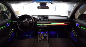 Prezzo di fabbrica stile dinamico Auto sinfonia atmosfera luce ambientale Kit decorazione per <span class=keywords><strong>Honda</strong></span> <span class=keywords><strong>Civic</strong></span> 11 2022-2025 Auto <span class=keywords><strong>interni</strong></span> - Product Image 4