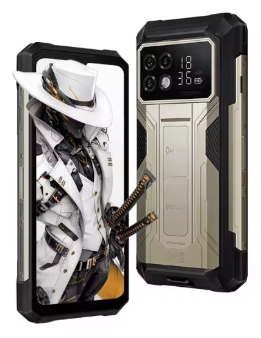 DOOGEE S200 Max Rugged Phone 16GB 512GB 22000mAh Battery 66W 1.32 Rear Display 6.72 120Hz Dimensity 7050 NFC