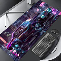 Grand tapis de souris d'ordinateur personnalisé tapis de souris en caoutchouc avec bord cousu scellant CF LOL jeu tapis de bureau d'ordinateur vente directe d'usine