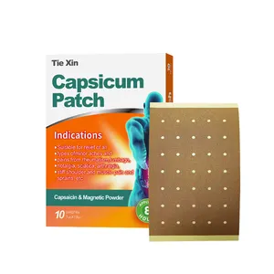 Emplastro médico chinês de capsicum com pimenta, emplastro medicinal para alívio da dor nas articulações - Product Image 4